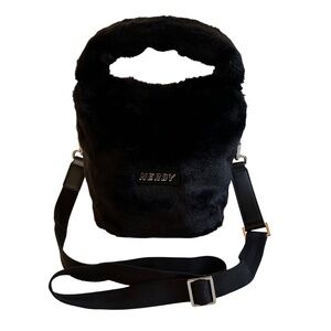 NWOT NERDY Furry & Fluffy Crossbody Tote Bag